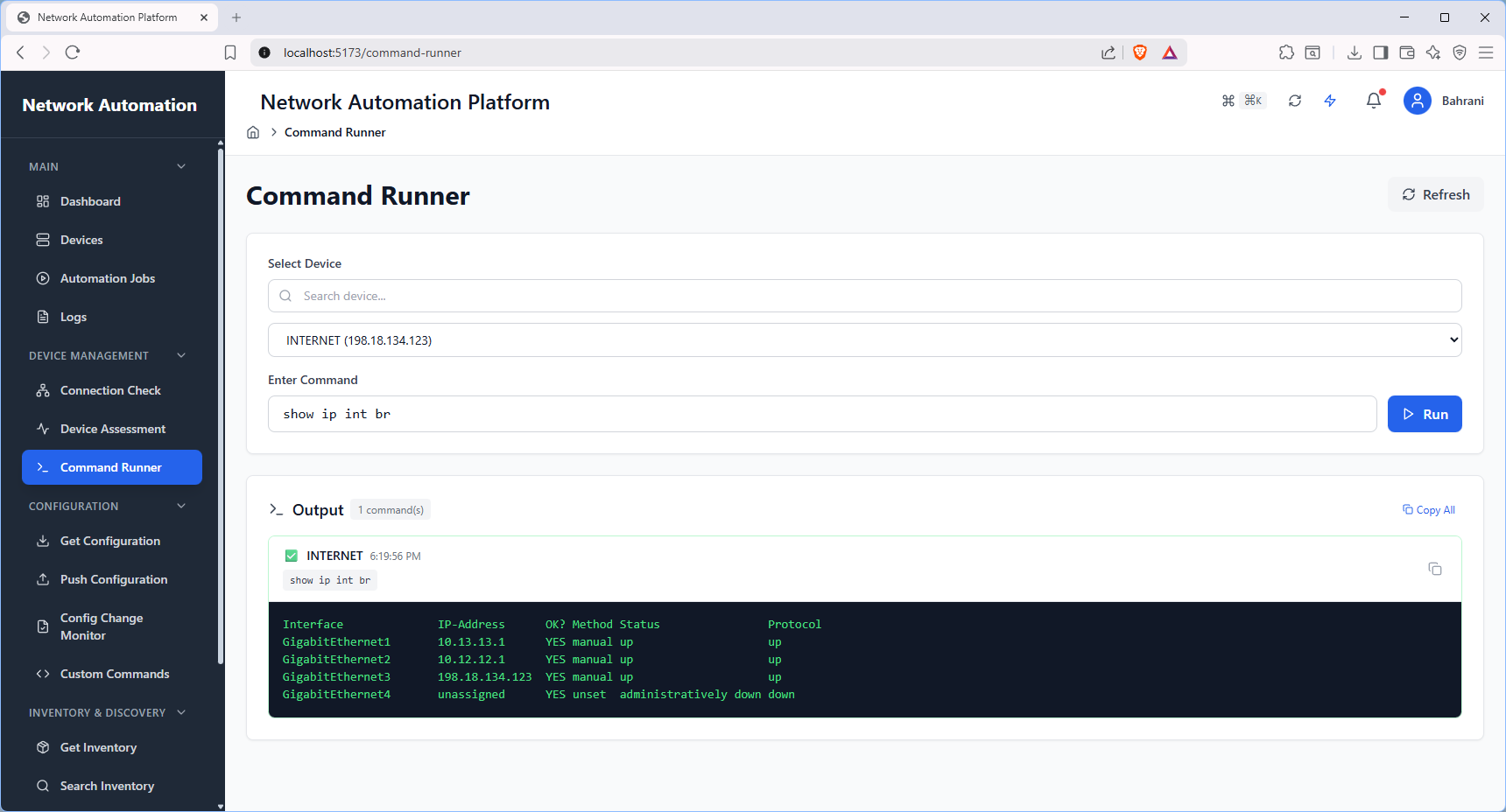Command Runner