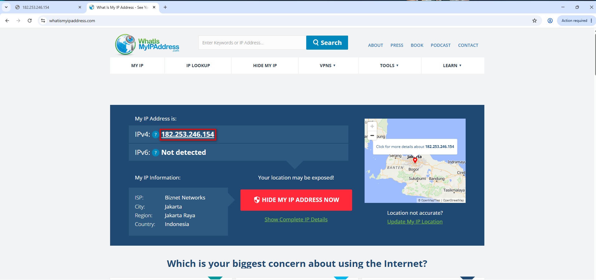 Check IP Publik